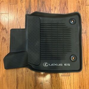 LEXUS OEM ALL WEATHER FLOOR MAT LINER SET 2019-2024 ES350 ES300H BLACK /FWD ONLY